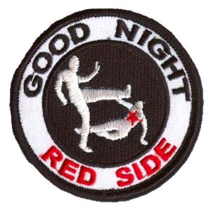 Good Night Red Side Patch